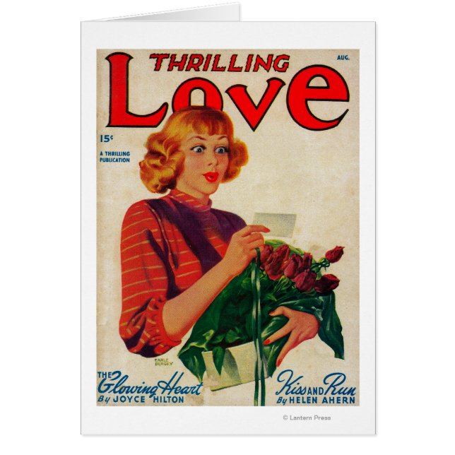 Portada de la revista Thriling Love (Frente)