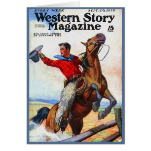 Portada de la revista Western Story de 1924