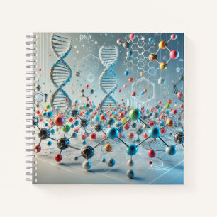 Portada de libro de química molecular y ADN