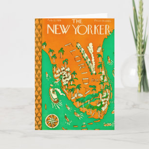 Portada de New Yorker Febrero 1926 Tarjeta de Nota
