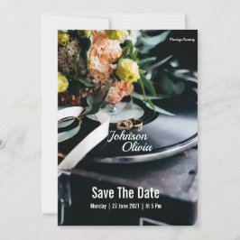 portada de película simple de la invitación a la b