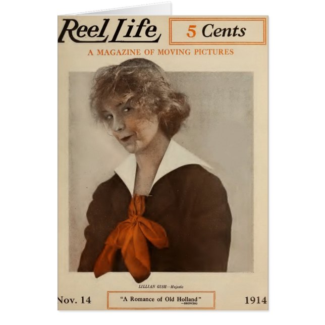 Portada de revista 1914 de la película de Lillian (Frente)