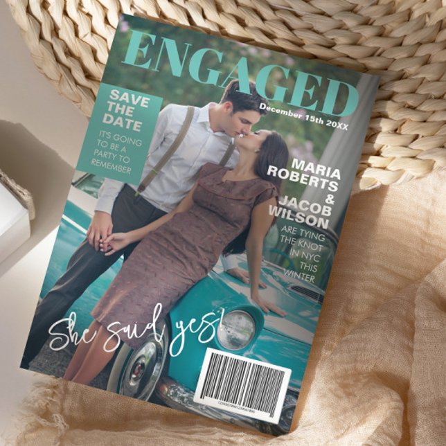 Portada De Revista Guardar La Invitación De Fotos  (Subido por el creador)