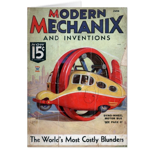 Portada de revista moderna de Mechanix (Frente)