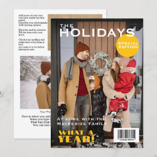 Portada de revista personalizada de Navidad