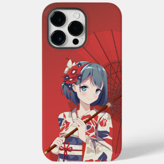 Portada del Funda de anime rojo para iPhone 14 Pro