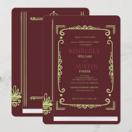 Portada del libro de cosecha | Invitación a la bod