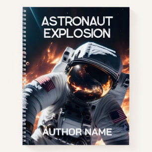 Portada del libro de explosiones de astronautas