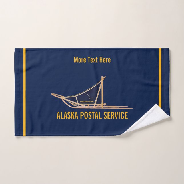 Portadora postal de Alaska Dog Sled (Toalla de mano)