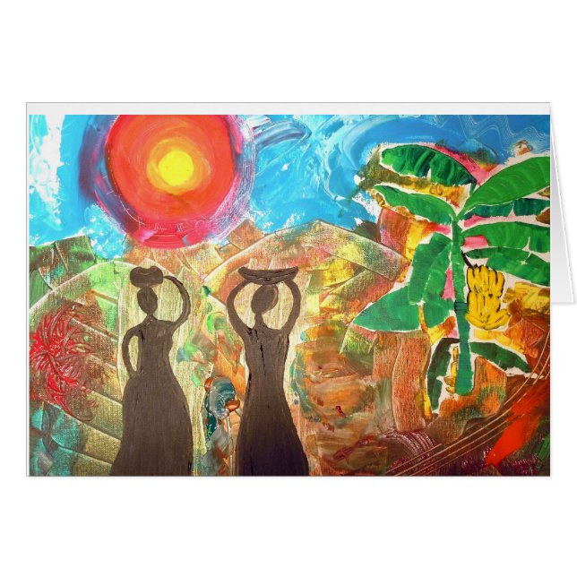 Portadores de agua del pueblo (Anverso (Horizontal))