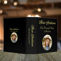 Portafolio fotográfico profesional negro