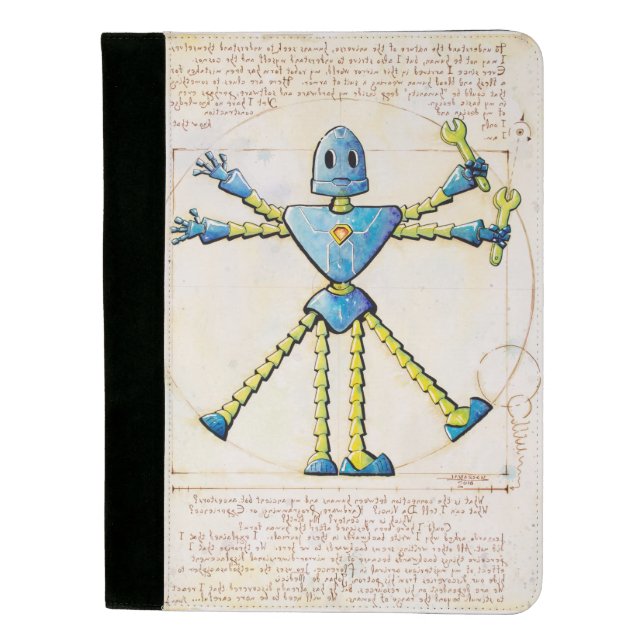 Portafolios Robot Padfolio de Vitruvian (Anverso)