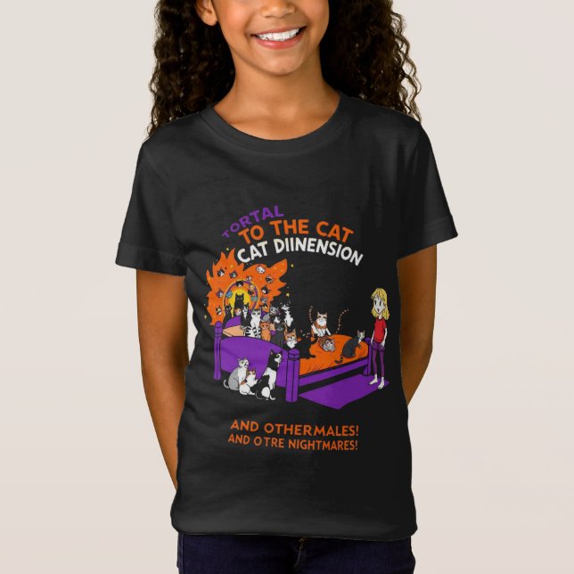 Portal a la Dimensión de los Gatos: Camiseta Diver (Anverso)