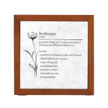 Bookkeeper Definition Funny Synonym Desk Organizad