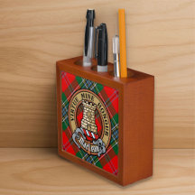 Clan MacLean Escudo sobre Tartán