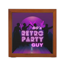 Retro 80 Disco Dance Fiesta Neon Purple Funky