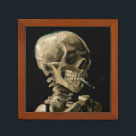 Portalápices Vincent van Gogh - Calavera con cigarrillo en llam<br><div class="desc">Cabeza de un Skeleton con un cigarrillo en llamas / Calavera con cigarrillo en llamas / Crane de squelette fumant une cigarrillo - Vincent van Gogh,  1885</div>