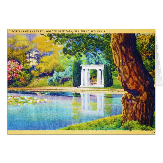 "Portales del pasado" Golden Gate Park (Anverso (Horizontal))