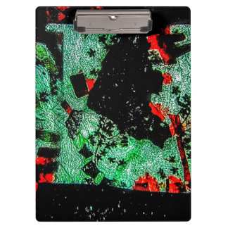 Portapapeles abstracto de flor seca plástico recic