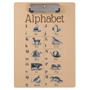 Portapapeles alfabético