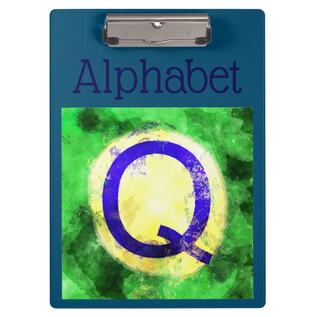 Portapapeles alfabético (Anverso)
