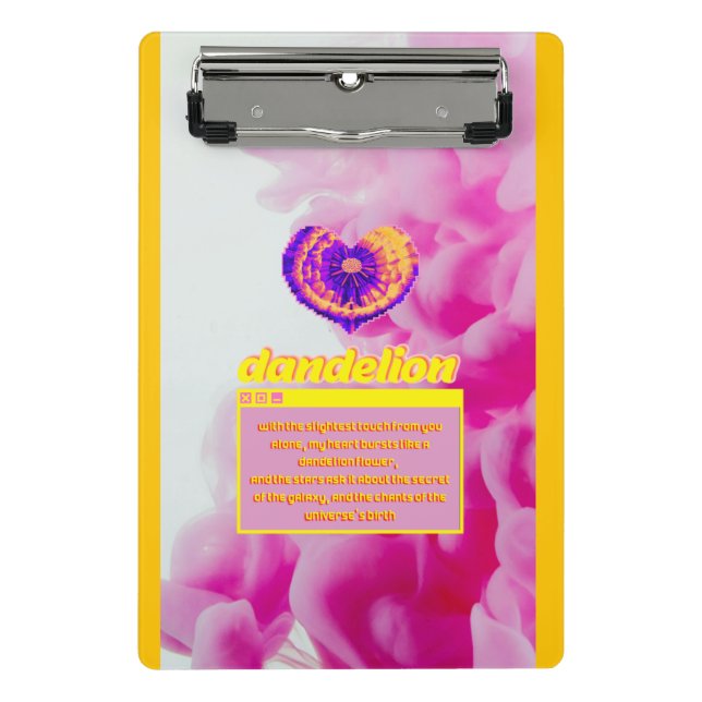 Portapapeles artístico-suave-femenino-espirituoso (Anverso)