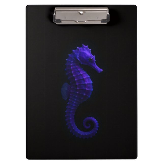 Portapapeles Black 4 Luxe, Caballito de Mar Violet (Anverso)