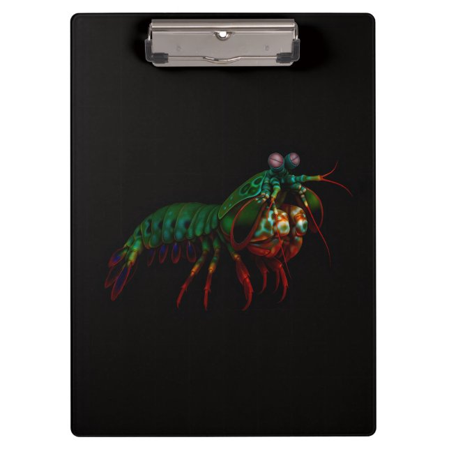 Portapapeles Black 4 Luxe, camarón mantis (Anverso)