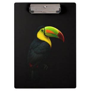 Portapapeles Black 4 Luxe con Tucán Pico Quilla