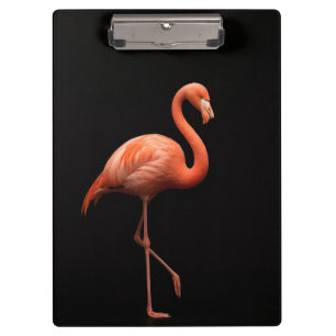 Portapapeles Black 4 Luxe, Flamenco Rosa
