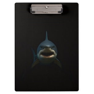 Portapapeles Black 4 Luxe, Gran Tiburón Blanco