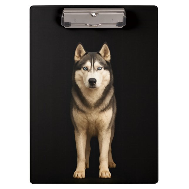 Portapapeles Black 4 Luxe, Husky Icy Elite (Anverso)