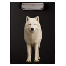Portapapeles Black 4 Luxe, Lobo Ártico Marfil