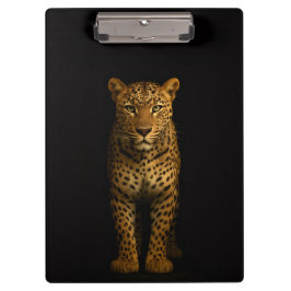 Portapapeles Black 4 Luxe, Majestuoso Leopardo