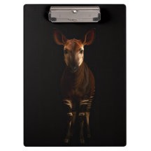 Portapapeles Black 4 Luxe, Okapi del Bosque