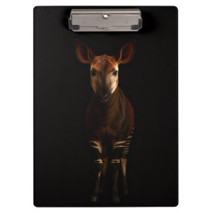 Portapapeles Black 4 Luxe, Okapi del Bosque