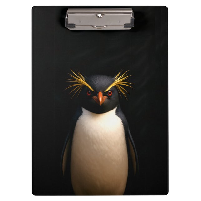 Portapapeles Black 4 Luxe, Pingüino de Roca (Anverso)