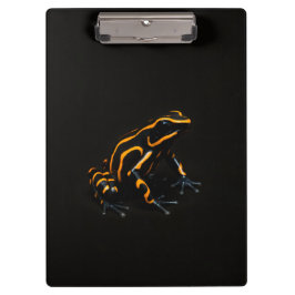 Portapapeles Black 4 Luxe, Rana Naranja Negra