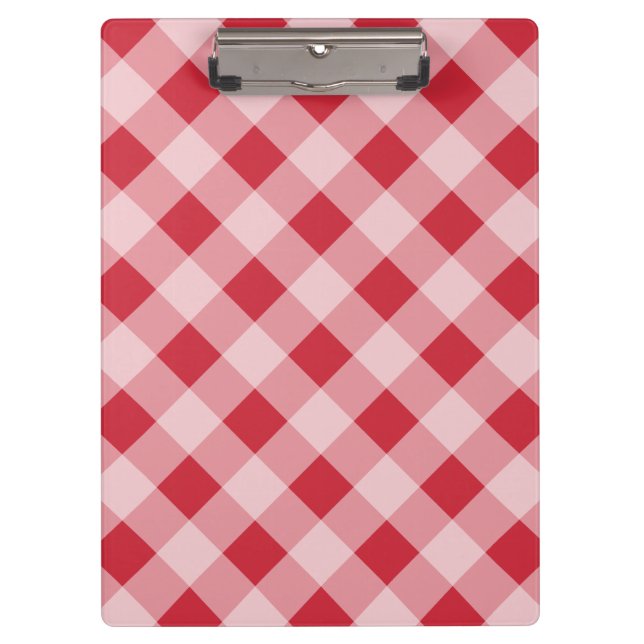 Portapapeles clásico de Gingham (Anverso)