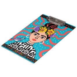 Portapapeles Colorido Inspirado en Frida - Boho Me