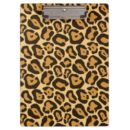 Portapapeles con estampado de leopardo