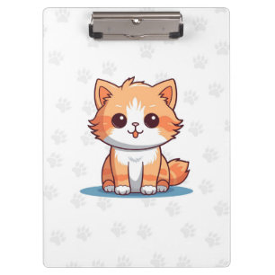 Portapapeles con Huella de Garra de Gato Adorable