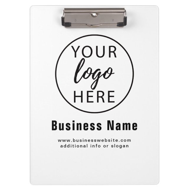Portapapeles con logotipo empresarial personalizad (Anverso)