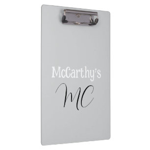 Portapapeles con nombre personalizado lindo