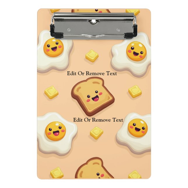 Portapapeles con temas de comida personalizada Div (Anverso)