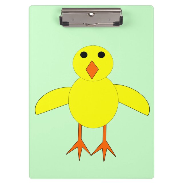 Portapapeles Cuaderno de Chick de Pascua (Anverso)