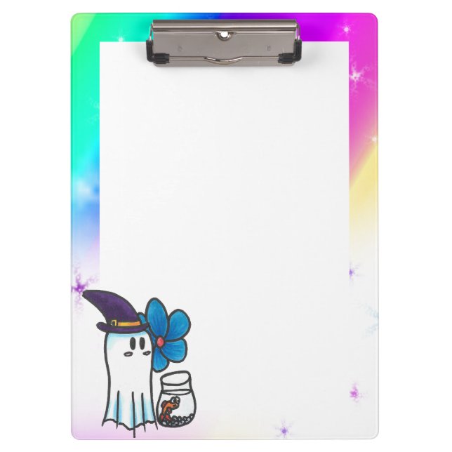 Portapapeles Cute Ghost Kurt Spoopyton (Anverso)