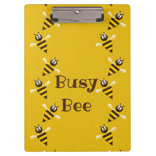 Portapapeles de abejas ocupado