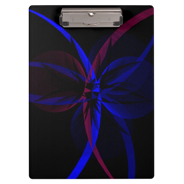 Portapapeles de abstracción geométrica (Anverso)