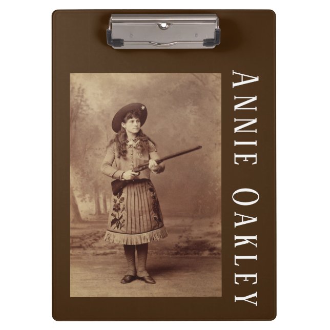 Portapapeles de Annie Oakley Sharpshooter (Anverso)